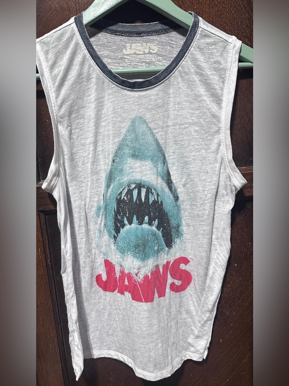 JAWS Graphic Tank Top Size Medium